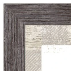 Gray Buffalo Check Holiday Phrases Print In Western Gray Frame -Northlight Shop D662570S 3