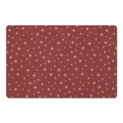 Red Twinkle Floor Mat