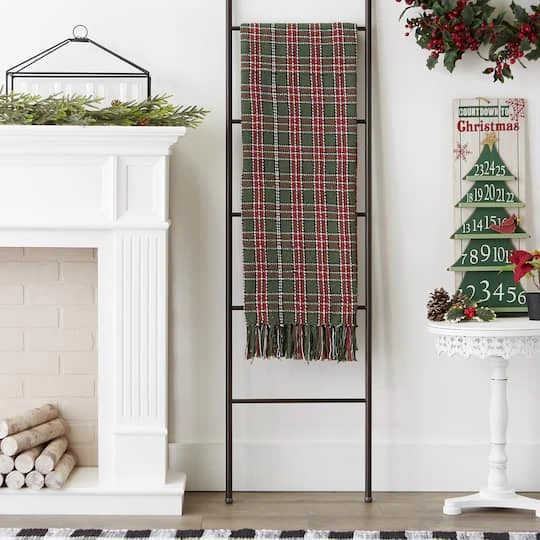 DII® O Christmas Tree Plaid Recycled Cotton Throw 7 DII® O Christmas Tree Plaid Recycled Cotton Throw - Image 5