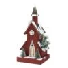 Melrose 19" Wooden Church Replica 1 Melrose 19" Wooden Church Replica -Northlight Shop D663181S 1