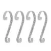 Haute Decor Stocking Scrolls® Holly Whitewashed Stocking Holders, 4ct. -Northlight Shop D665845S 1