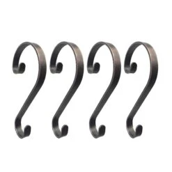 Haute Decor Stocking Scrolls® Weathered Bronze Stocking Holders, 4ct.