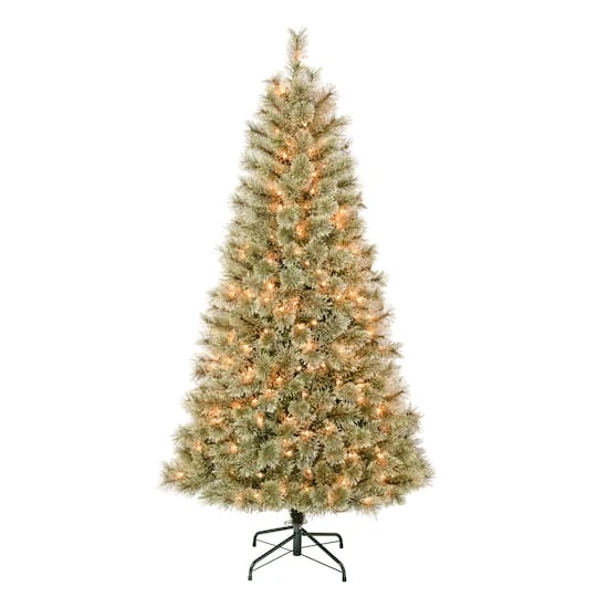 6ft. Pre-Lit Arcadia Cashmere Pine Artificial Christmas Tree, Clear Lights 3 6ft. Pre-Lit Arcadia Cashmere Pine Artificial Christmas Tree, Clear Lights