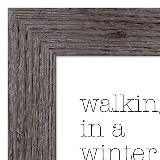 Walking In A Winter Wonderland Western Gray Framed Print 6 Walking In A Winter Wonderland Western Gray Framed Print - Image 4