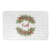 Noel Holly Wreath Bath Mat 1 Noel Holly Wreath Bath Mat -Northlight Shop D673250S 1