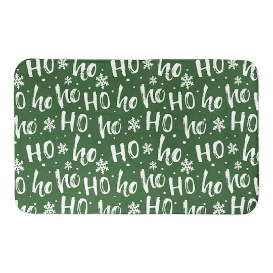Ho Ho Ho Pattern Bath Mat 4 Ho Ho Ho Pattern Bath Mat - Image 2