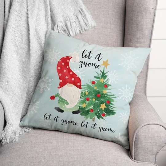 Let It Gnome Indoor/Outdoor Pillow 5 Let It Gnome Indoor/Outdoor Pillow - Image 3