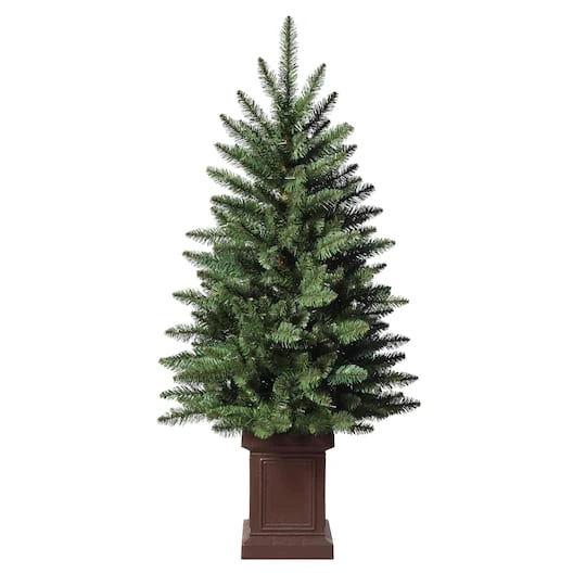 3.5ft. Unlit Berkeley Fir Artificial Potted Christmas Tree 4 3.5ft. Unlit Berkeley Fir Artificial Potted Christmas Tree - Image 2