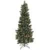 9ft. Pre-lit Artificial Meadowlark Pencil Hinged Tree, Clear Lights 1 9ft. Pre-lit Artificial Meadowlark Pencil Hinged Tree, Clear Lights -Northlight Shop D674357S 1