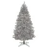 7.5ft. Pre-Lit Silver Metallic Artificial Christmas Tree, White LED Lights 2 7.5ft. Pre-Lit Silver Metallic Artificial Christmas Tree, White LED Lights -Northlight Shop D674400S 1