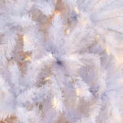 9ft. Pre-Lit White Artificial Christmas Tree, Dual Color® LED Lights 14 9ft. Pre-Lit White Artificial Christmas Tree, Dual Color® LED Lights -Northlight Shop D674402S 14