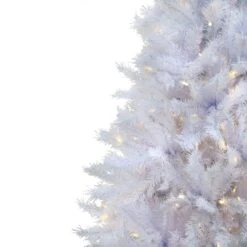 9ft. Pre-Lit White Artificial Christmas Tree, Dual Color® LED Lights 15 9ft. Pre-Lit White Artificial Christmas Tree, Dual Color® LED Lights -Northlight Shop D674402S 15