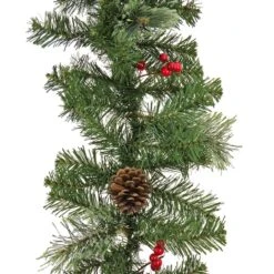 9ft. Evergreen & Cashmere Tips Garland 12 9ft. Evergreen & Cashmere Tips Garland -Northlight Shop D675906S 3