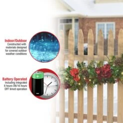 9ft. Decorated Vienna Waltz Garland With LED Lights 19 9ft. Decorated Vienna Waltz Garland With LED Lights -Northlight Shop D675926S 18