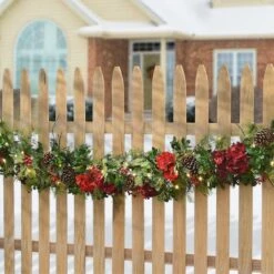 9ft. Decorated Vienna Waltz Garland With LED Lights 13 9ft. Decorated Vienna Waltz Garland With LED Lights -Northlight Shop D675926S 3