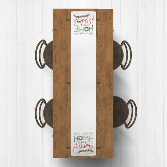 Home For The Holidays 16" X 90" Cotton Twill Runner 5 Home For The Holidays 16" X 90" Cotton Twill Runner - Image 3