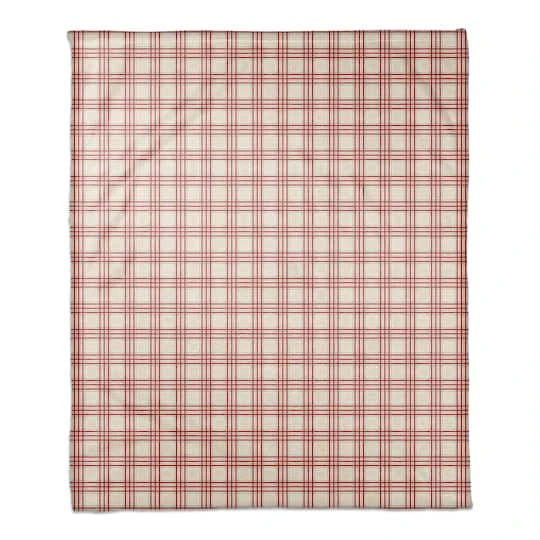 Christmas Plaid Coral Fleece Blanket 4 Christmas Plaid Coral Fleece Blanket - Image 2