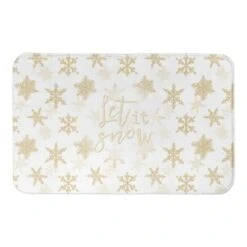 Let It Snow Bath Mat -Northlight Shop D676063S 1 1