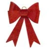 Northlight 23" LED Red Tinsel Bow Christmas Decoration 1 Northlight 23" LED Red Tinsel Bow Christmas Decoration -Northlight Shop D676176S 1