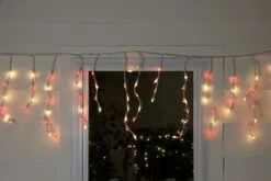 Northlight 100ct. Mini Icicle Christmas Light Set With White Wire Red And White -Northlight Shop D676194S 3