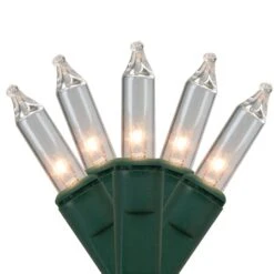 Northlight 450ct. Clear Mini Christmas Lights With Green Wire