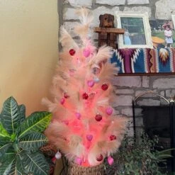 Northlight 50ct. Mini Christmas String Lights With White Wire Pink 17 Northlight 50ct. Mini Christmas String Lights With White Wire Pink -Northlight Shop D676206S 14