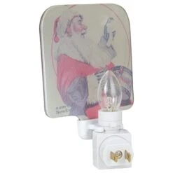 Northlight 6" Norman Rockwell 'A Drum For Tommy' Glass Christmas Night Light 9 Northlight 6" Norman Rockwell 'A Drum For Tommy' Glass Christmas Night Light -Northlight Shop D676228S 3
