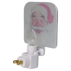Northlight 6" Norman Rockwell 'Santa Claus' Glass Christmas Night Light 9 Northlight 6" Norman Rockwell 'Santa Claus' Glass Christmas Night Light -Northlight Shop D676230S 3