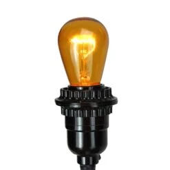 Northlight Transparent Incandescent S14 Replacement Christmas Bulbs, 25ct. Amber 20 Northlight Transparent Incandescent S14 Replacement Christmas Bulbs, 25ct. Amber -Northlight Shop D676232S 13