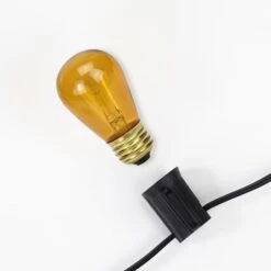 Northlight Transparent Incandescent S14 Replacement Christmas Bulbs, 25ct. Amber 23 Northlight Transparent Incandescent S14 Replacement Christmas Bulbs, 25ct. Amber -Northlight Shop D676232S 16
