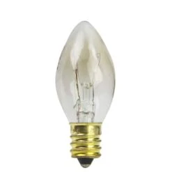 Northlight Incandescent C7 Replacement Bulbs, 25ct. Clear -Northlight Shop D676236S 2