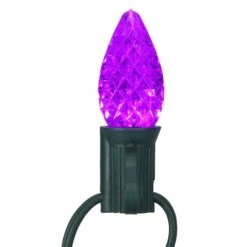 Northlight Multicolor Faceted C7 LED Replacement Christmas Bulbs, 25ct. -Northlight Shop D676237S 5