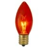 Northlight 4ct. Transparent Orange C9 Replacement Christmas Bulbs