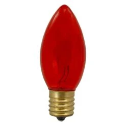 Northlight 4ct. Transparent Orange C9 Replacement Christmas Bulbs -Northlight Shop D676238S 2
