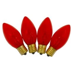 Northlight 4ct. Transparent Orange C9 Replacement Christmas Bulbs -Northlight Shop D676238S 3
