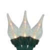 Northlight 50ct. White Twinkle Flame Tip C5 Mini Christmas Light Set 2 Northlight 50ct. White Twinkle Flame Tip C5 Mini Christmas Light Set -Northlight Shop D676246S 1