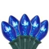 Northlight 25ct. C7 Christmas String Lights With Green Wire Blue -Northlight Shop D676249S 1