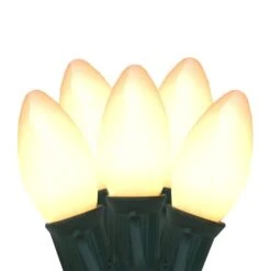 Northlight 25ct. Clear And White Opaque C9 Christmas Light Set 7 Northlight 25ct. Clear And White Opaque C9 Christmas Light Set -Northlight Shop D676254S 1 1