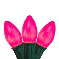 Northlight 25ct. Opaque C9 Christmas String Lights Pink