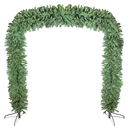 Northlight 8ft. Unlit Commercial Size Green Pine Artificial Christmas Archway 3 Northlight 8ft. Unlit Commercial Size Green Pine Artificial Christmas Archway
