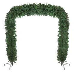 Northlight 8ft. Unlit Commercial Size Green Pine Artificial Christmas Archway 12 Northlight 8ft. Unlit Commercial Size Green Pine Artificial Christmas Archway -Northlight Shop D676280S 11