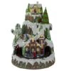 Northlight 17" White LED Lighted & Animated Christmas Village With Moving Train 1 Northlight 17" White LED Lighted & Animated Christmas Village With Moving Train -Northlight Shop D676293S 1
