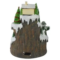Northlight 17" White LED Lighted & Animated Christmas Village With Moving Train 13 Northlight 17" White LED Lighted & Animated Christmas Village With Moving Train -Northlight Shop D676293S 5