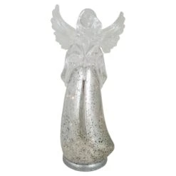 Northlight 13" Lighted Angel Holding A Star Christmas Tabletop Figurine