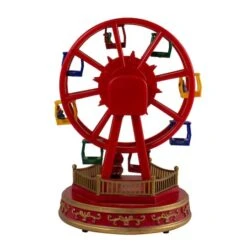 Northlight 11" Red & Gold LED Musical Rotating Christmas Ferris Wheel 14 Northlight 11" Red & Gold LED Musical Rotating Christmas Ferris Wheel -Northlight Shop D676305S 5
