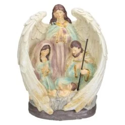 Northlight 11.25'' Holy Family And Angel Christmas Nativity Decoration 8 Northlight 11.25'' Holy Family And Angel Christmas Nativity Decoration -Northlight Shop D676326S 1 1