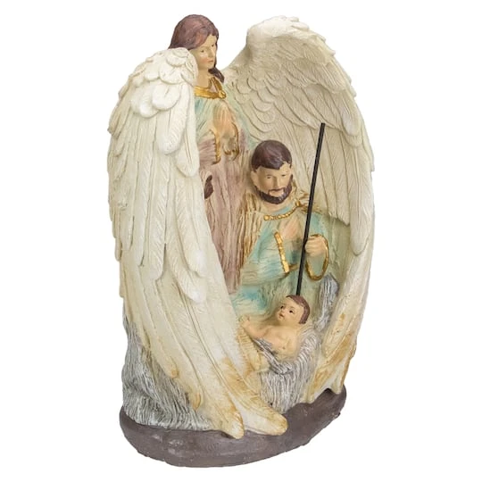 Northlight 11.25'' Holy Family And Angel Christmas Nativity Decoration 5 Northlight 11.25'' Holy Family And Angel Christmas Nativity Decoration - Image 3
