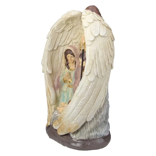 Northlight 11.25'' Holy Family And Angel Christmas Nativity Decoration 6 Northlight 11.25'' Holy Family And Angel Christmas Nativity Decoration - Image 4