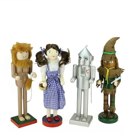 Northlight Decorative Wizard Of Oz Wooden Christmas Nutcrackers Set 4 Northlight Decorative Wizard Of Oz Wooden Christmas Nutcrackers Set - Image 2