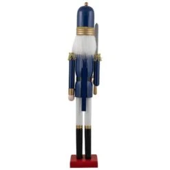 Northlight 48.25'' Blue And White Christmas Nutcracker Soldier With Sword Decoration 21 Northlight 48.25'' Blue And White Christmas Nutcracker Soldier With Sword Decoration -Northlight Shop D676330S 15